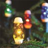 snehuliak farebny vianocne osvetlenie retro sviecky na stromcek b