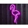 led neon flex silhouette pink plameniak flamingo