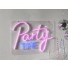 led neonovy napis party time 48x36cm 581 41
