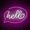 led neon napis hello 29x23cm a