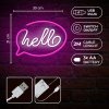 led neon napis hello 29x23cm d