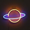 led neon postavicka planeta saturn 19x30cm
