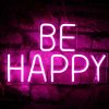 led neon napis be happy 23x39cm c