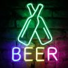 led neon napis beer pivo 30x38cm