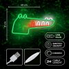 led neon silueta jurassic croc 40x21cm d
