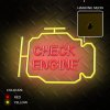 neonovy napis check engine 30x40cm d