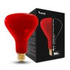 infracervena ziarovka lampa e27 150w cervena