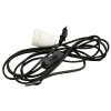 textilny kabel cierny e27