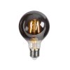 led ziarovka filament e27 g80 1 8w 80lm 2100k smoke b