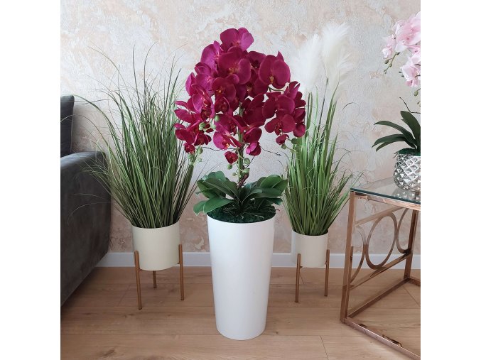 Umela-purpurova-orchidea-dekoracia-decorglamour sk