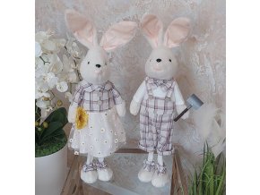 Stojaca-figúrka-zajac-zajačica-decorglamour.sk