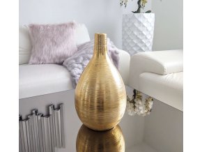 Zlatá keramická váza- decorglamour.sk