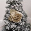 Zlatá vianočná ruža- decorglamour.sk