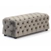 Lavica chesterfield sivá- decorglamour.sk