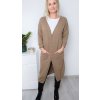 dlouhy kardigan hnedy7