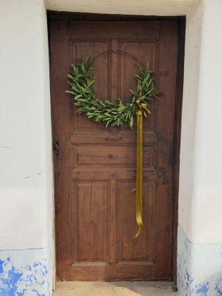 Přirozené tóny, jednoduchost a nadčasová elegance. Trvanlivý olivový věnec, který si svou krásu uchová po dlouhou dobu 🌿🤍...