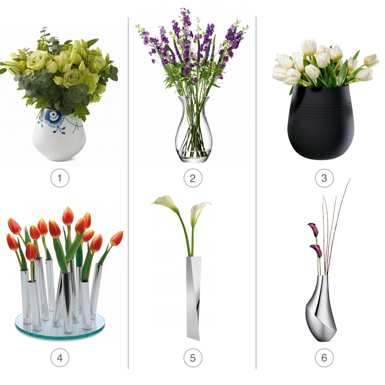 Praktický designový průvodce: jak vybrat správnou vázu? (tvar, velikost,  styl, materiál a aranžování květin) - DecorOnline