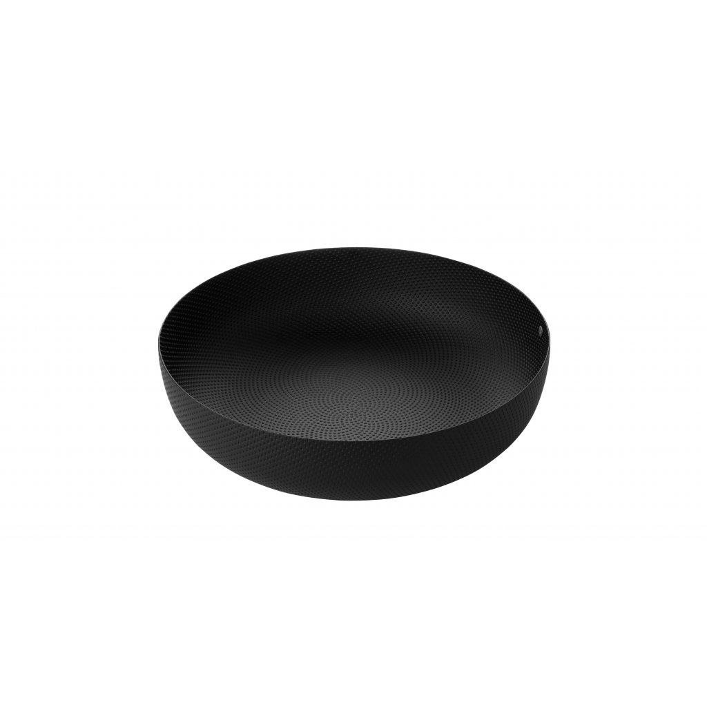Levně Designová nádoba s černou texturou, prům. 29 cm - Alessi
