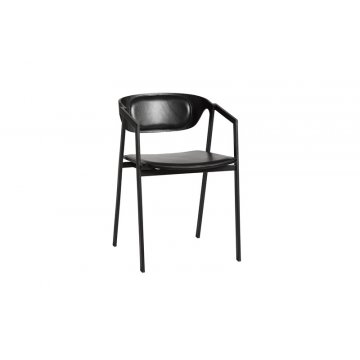 OUD SAC dining chair Leather 1 exposed