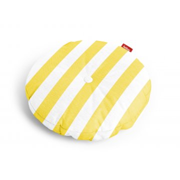 FATBOY Circle pillow stripe yellow JPG RGB