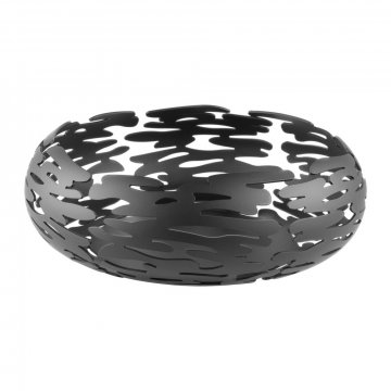barknest round dish stainless steel black 550133