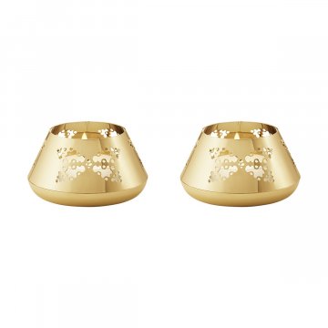 10020133 2022 SEASONAL TEALIGHT 2PCS GOLD