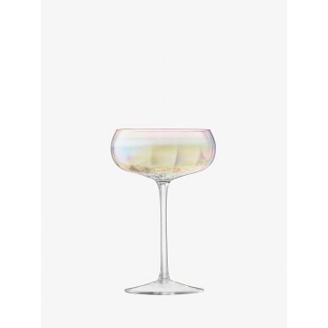 Široká sklenice na šampaňské Pearl, 300 ml, perleťová, set 2ks - LSA International