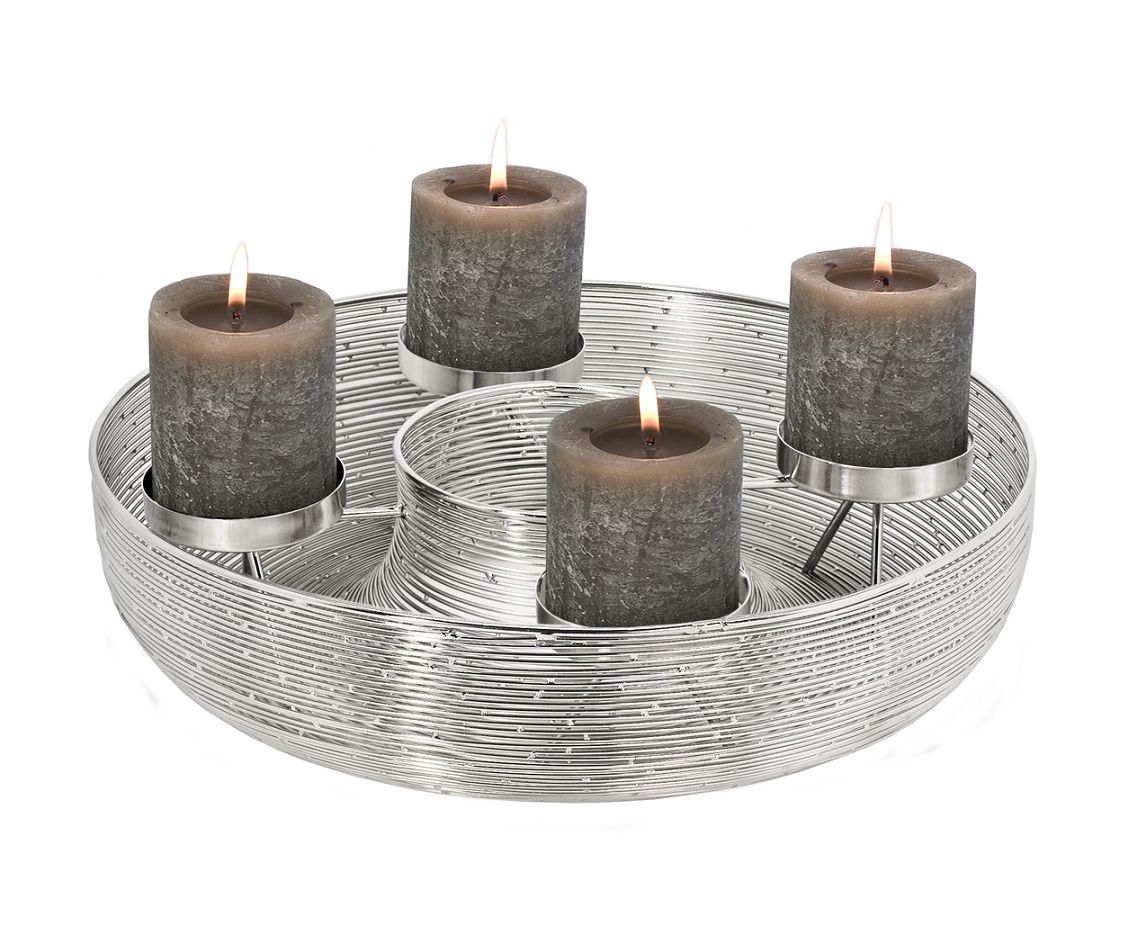 Adventní věnec Flint Ø 40 cm - EDZARD