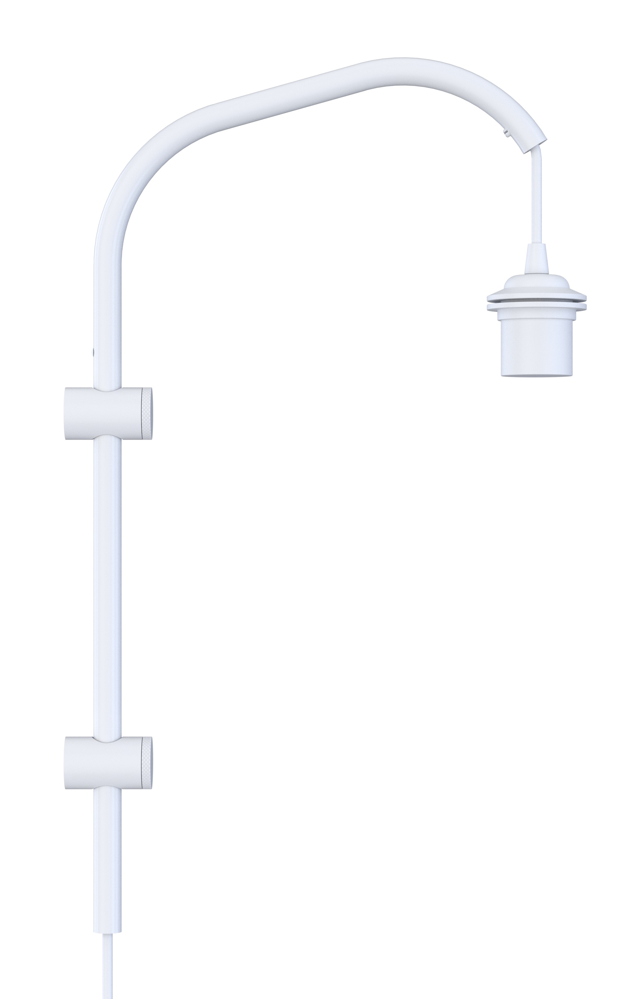 Levně Stojan pro lampu na zeď Willow Mini wall hanger white H 50 cm - UMAGE