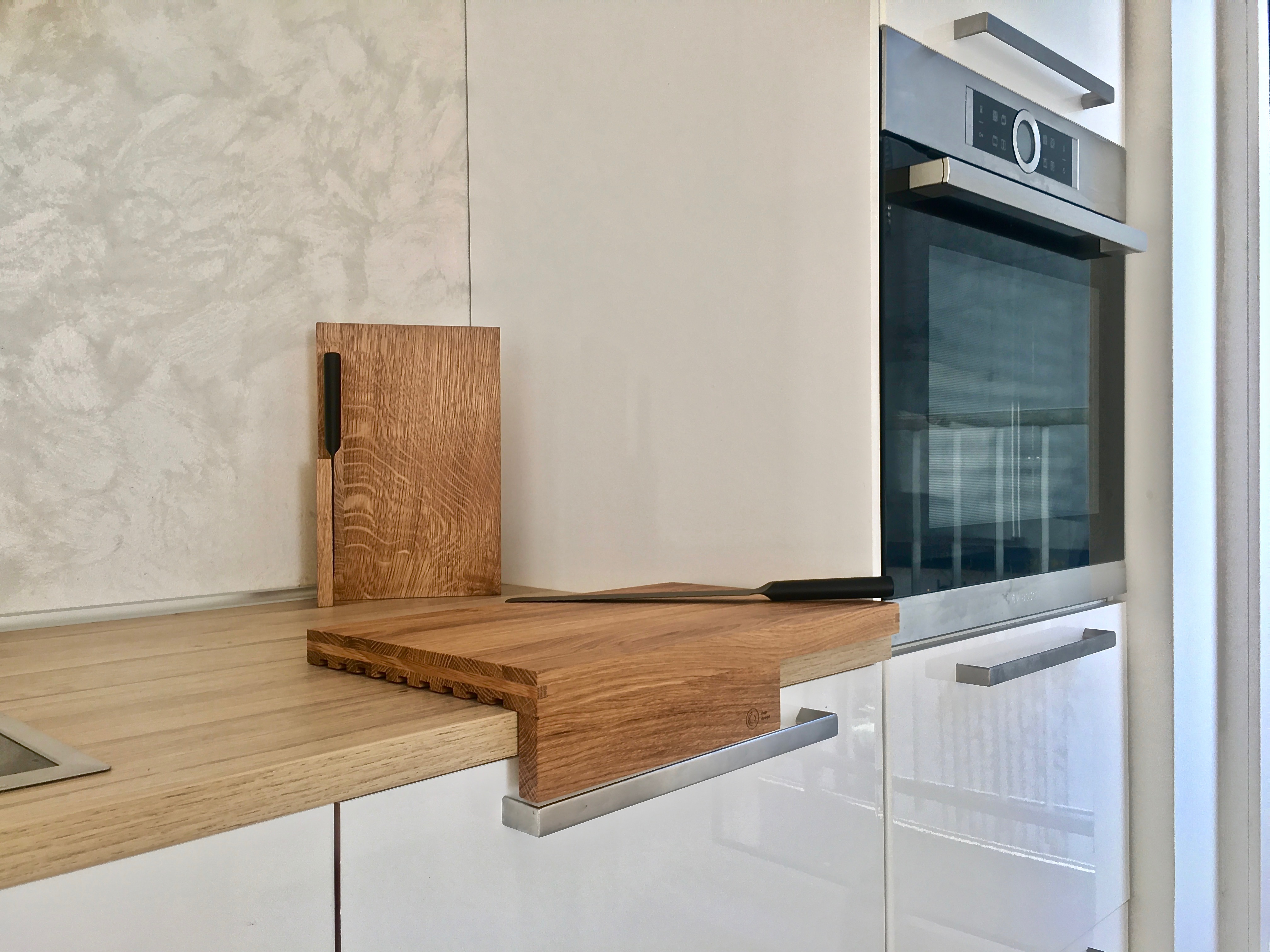 Stand by bread board - Clap Design Varianta: S NOŽEM (obrázek 3)