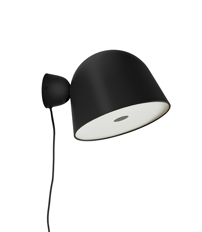 Levně Nástěnná lampa "Kuppi 2.0", 2 varianty - Woud Varianta: černý kov