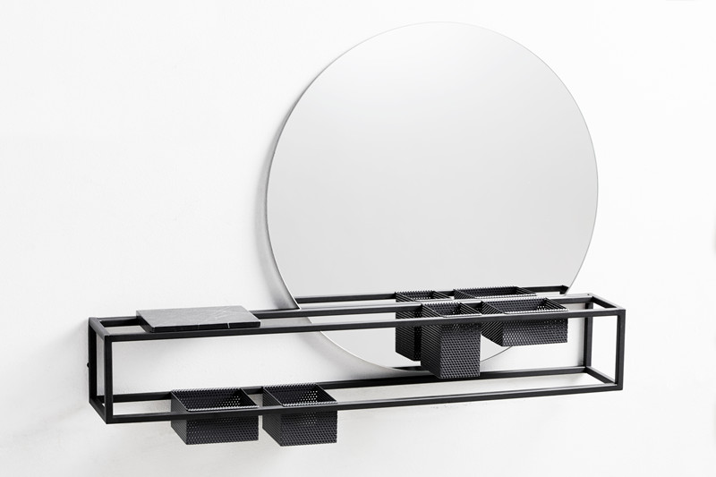 Zrcadlová police s přihrádkami "Mirror Box" - Woud (obrázek 4)