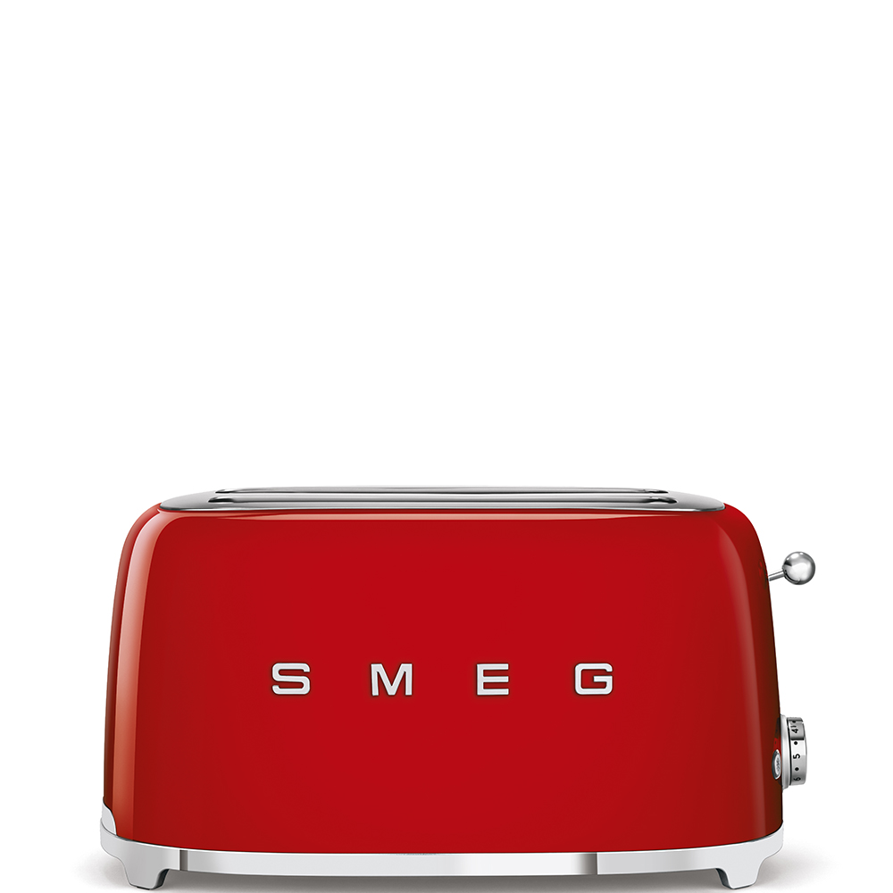 Levně 50's Retro Style toustovač P2x2 červený 1500W - SMEG