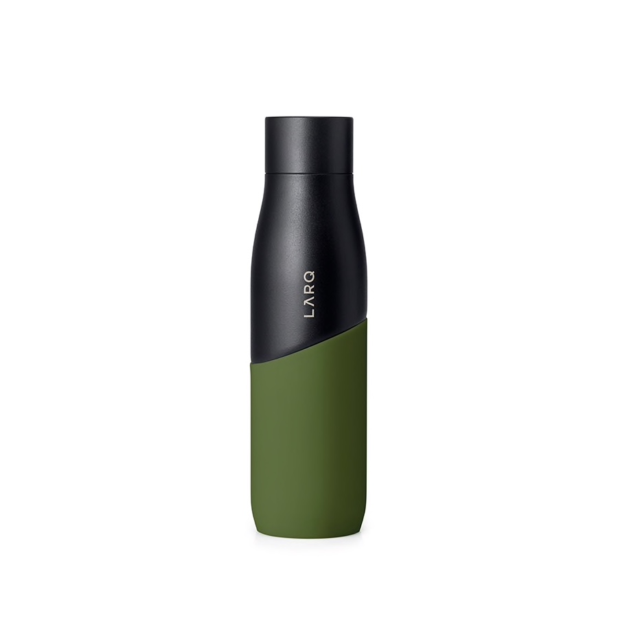 Antibakteriální láhev LARQ Movement, edice TERRA, Black / Pine 710 ml - LARQ