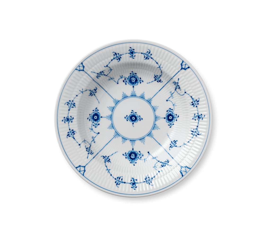 Levně Hluboký talíř Blue Fluted Plain, 21 cm - Royal Copenhagen