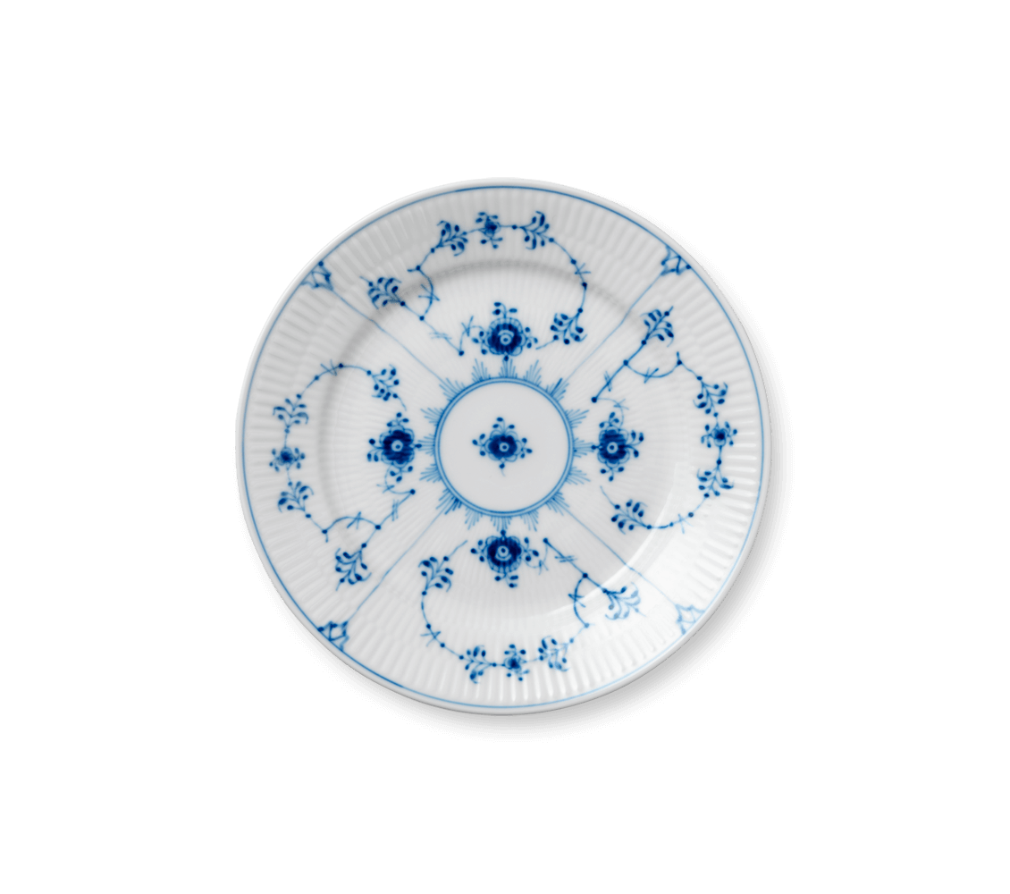 Talíř Blue Fluted Plain, 19 cm - Royal Copenhagen