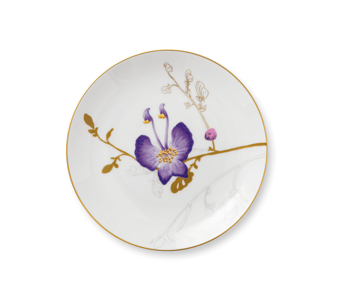 Levně Květinový talíř s maceškou, 22 cm - Royal Copenhagen