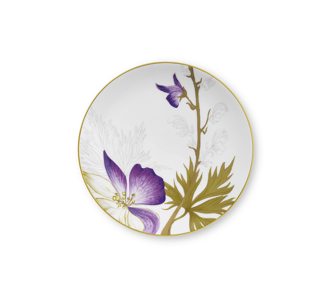 Levně Květinový talíř s maceškou, 19 cm - Royal Copenhagen