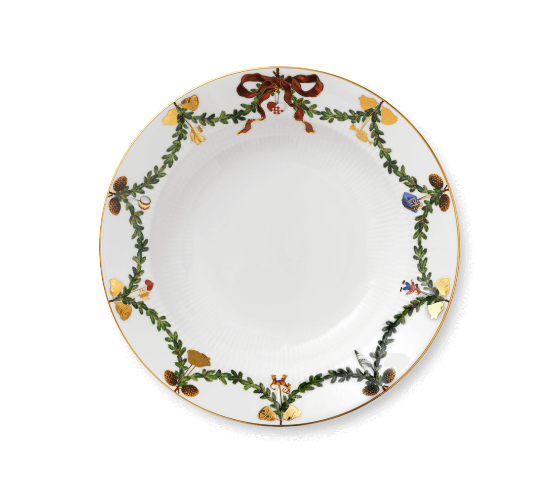 Hluboký talíř Star Fluted, 24 cm - Royal Copenhagen