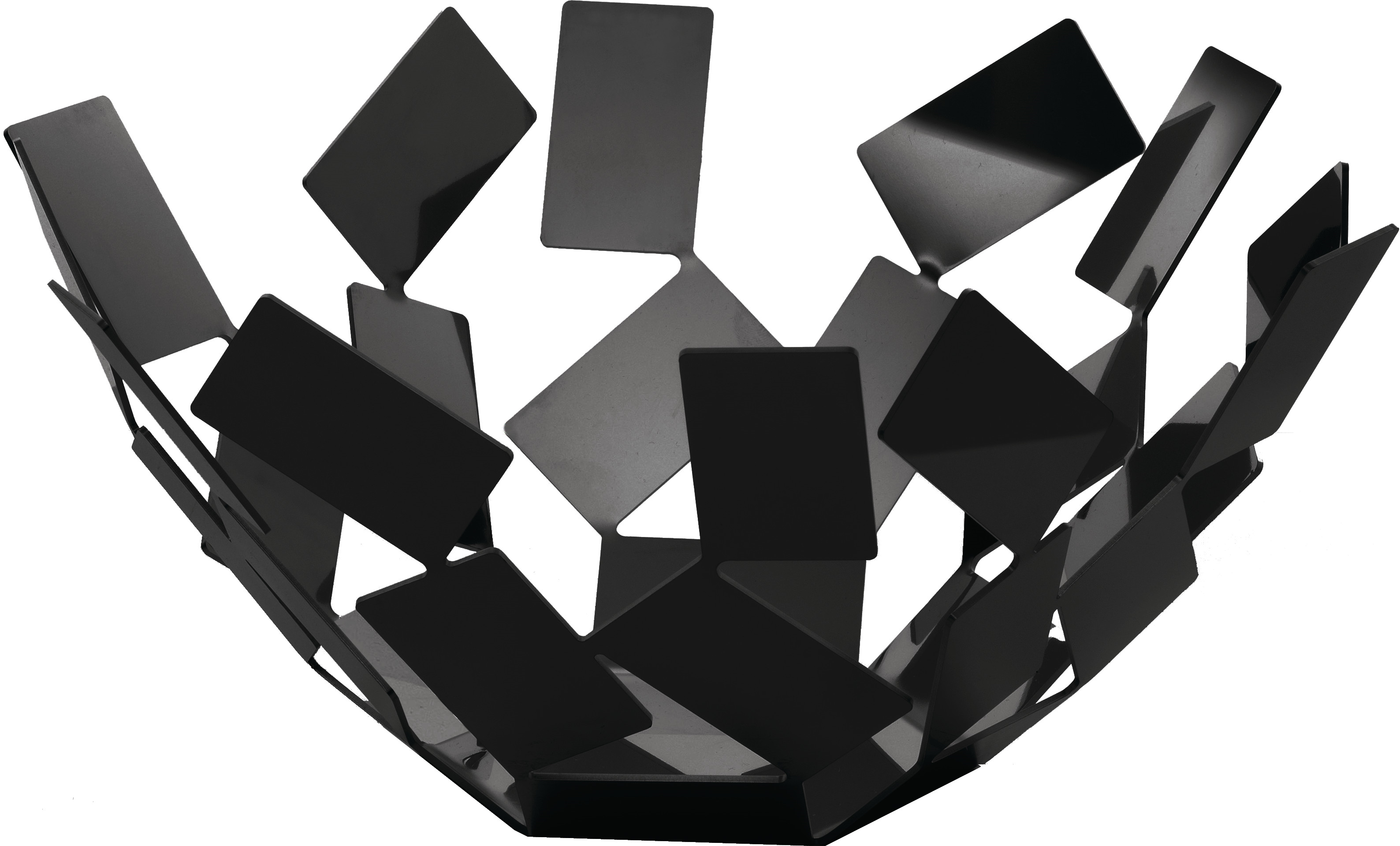 Levně Designová mísa na ovoce, černá, prům. 27.3 cm - Alessi