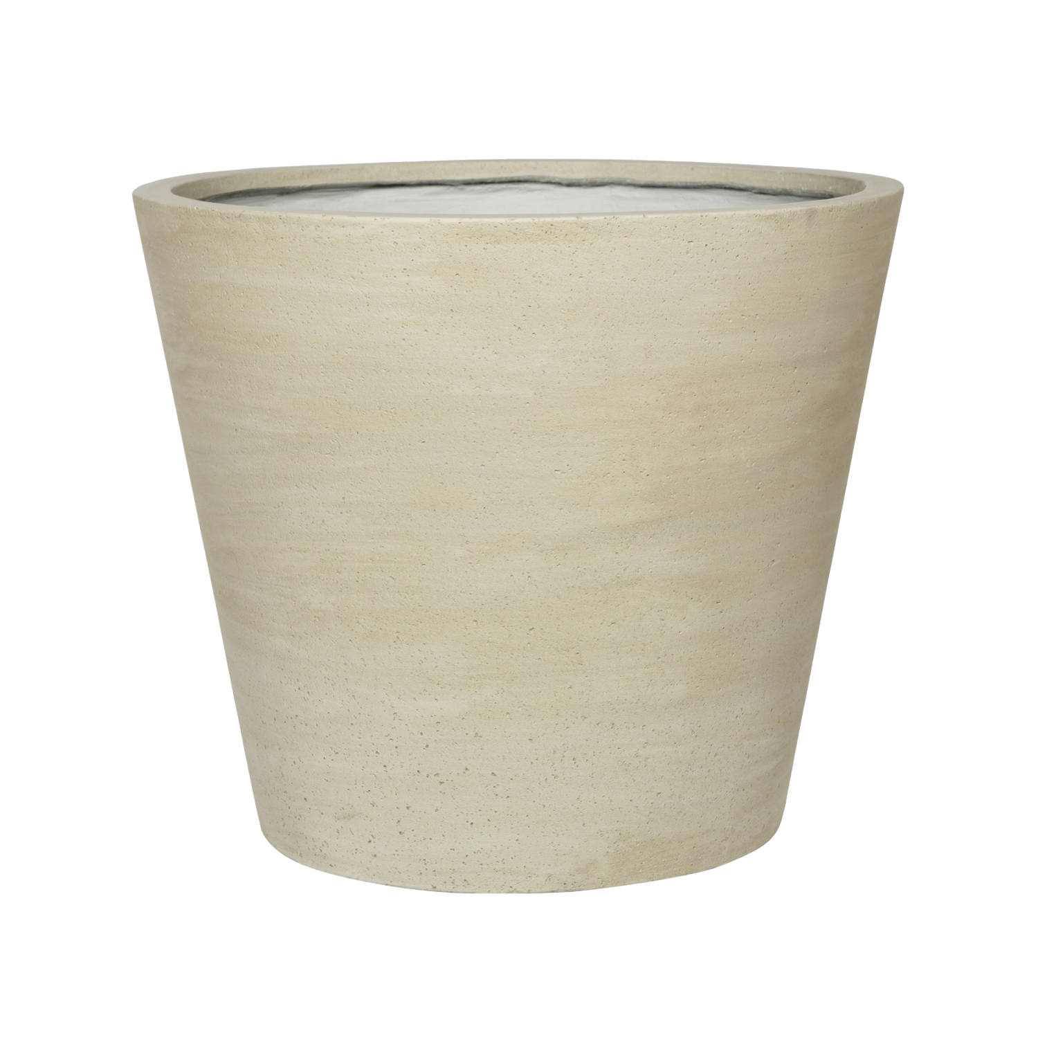Levně Květináč Bucket, barva béžová, více velikostí - PotteryPots Velikost: L - v. 50 cm, ⌀ 58 cm