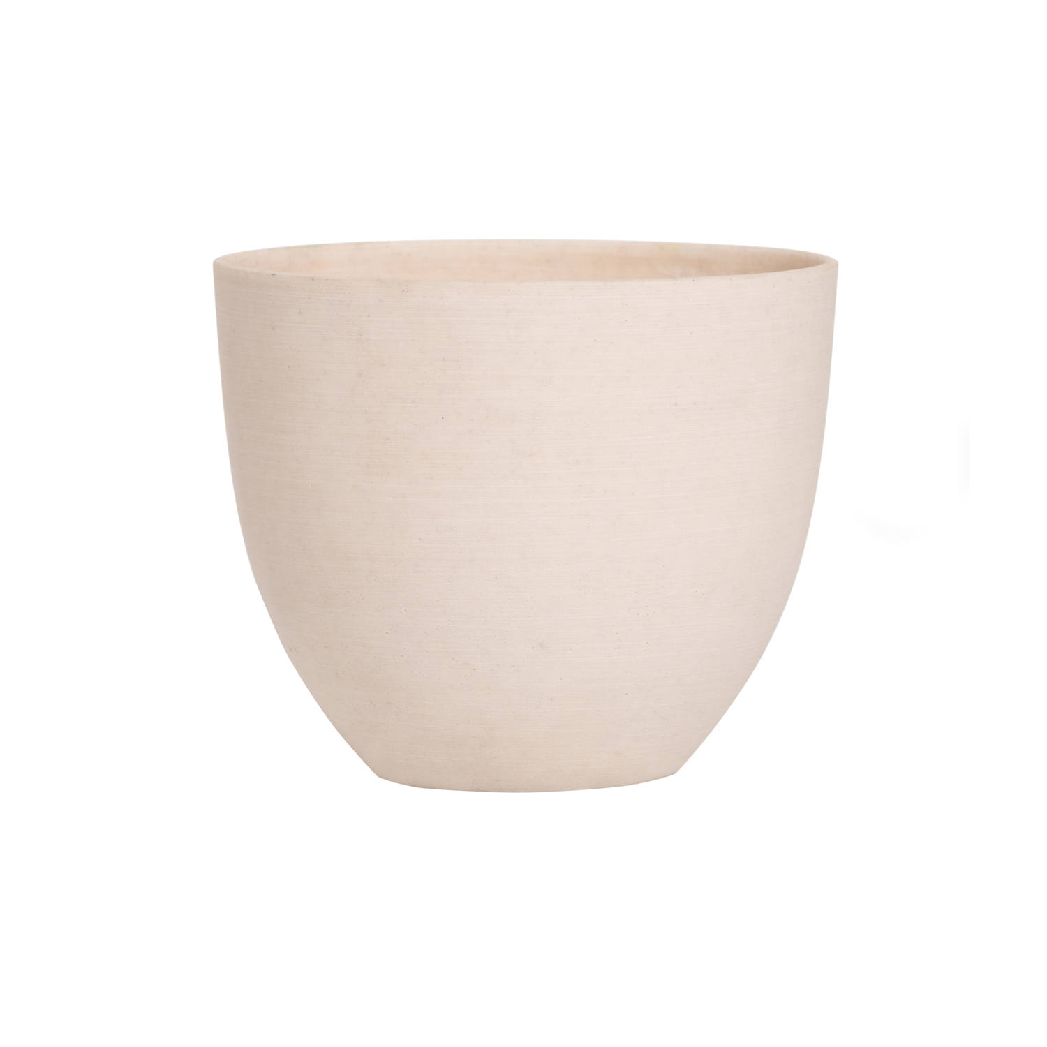 Levně Květináč Coral, barva přírodní bílá, více velikostí - PotteryPots Velikost: M - v. 21 cm, ⌀ 25 cm