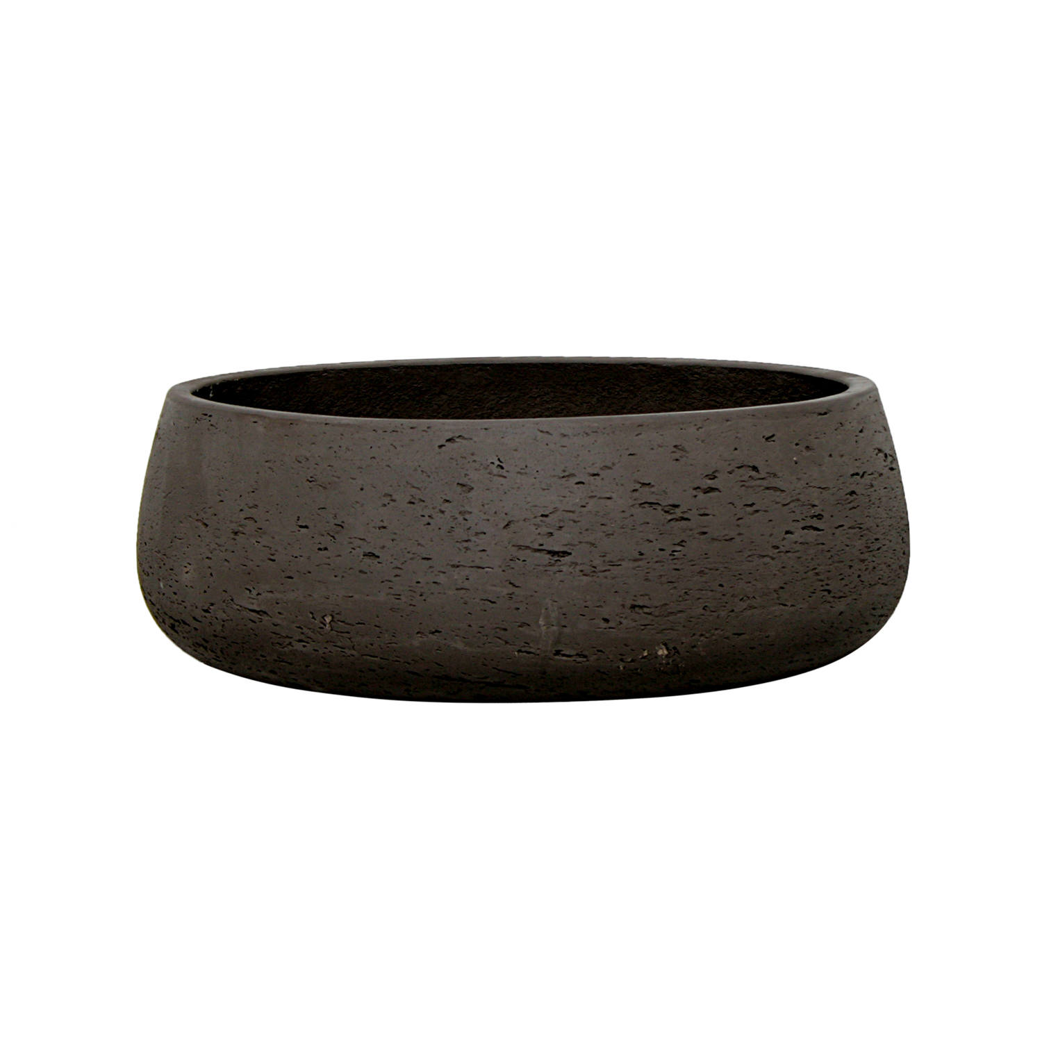 Květináč Eileen, barva čokoládově hnědá, více velikostí - PotteryPots Velikost: XL - v. 14.5 cm, ⌀ 39 cm