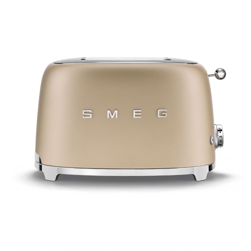 50's Retro Style toustovač P2 950W matný zlatý - SMEG