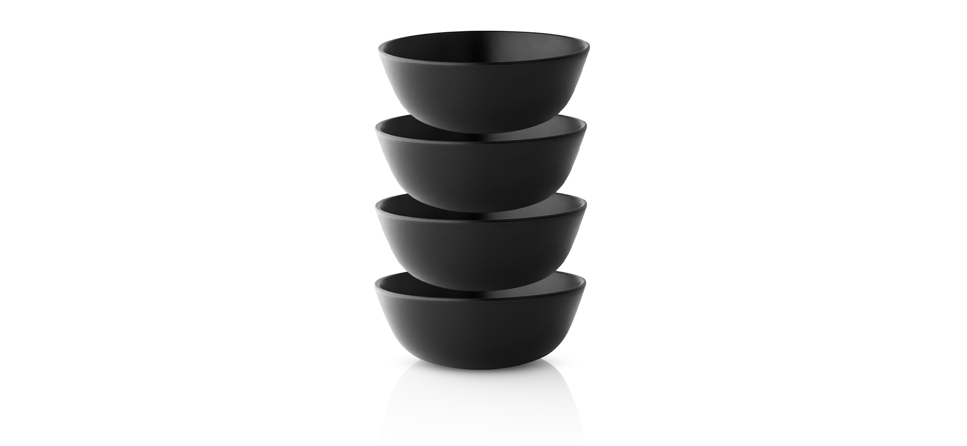 Miska 0,5l Ø16cm Nordic Kitchen, set 4ks, černá - Eva Solo