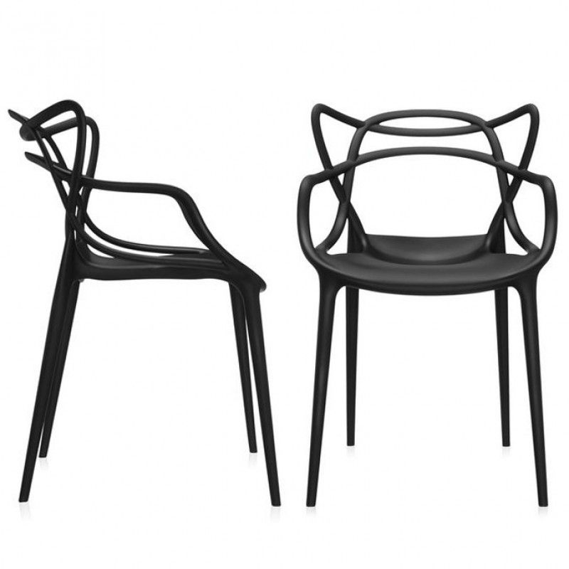 Levně Jídelní židle Masters, více barev - Kartell Barva: černá