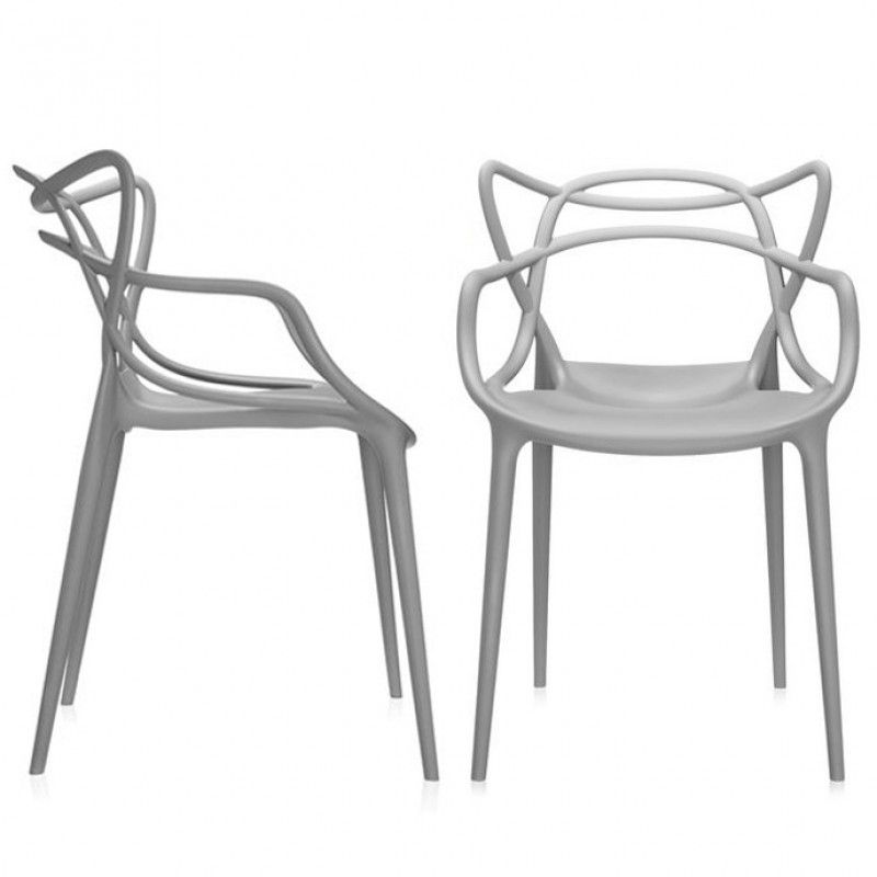 Levně Jídelní židle Masters, více barev - Kartell Barva: šedá