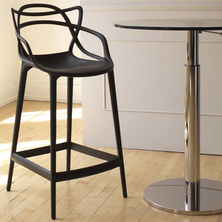 Barová židle Masters, v. 65 cm, více barev - Kartell Barva: bílá (obrázek 5)