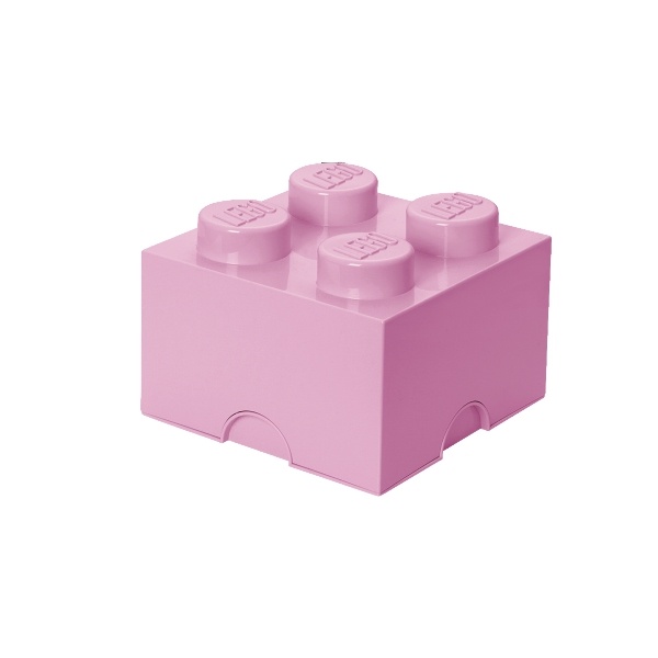 Levně Úložný box 4, více variant - LEGO Barva: světle růžová