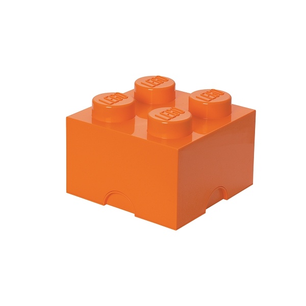 Levně Úložný box 4, více variant - LEGO Barva: oranžová